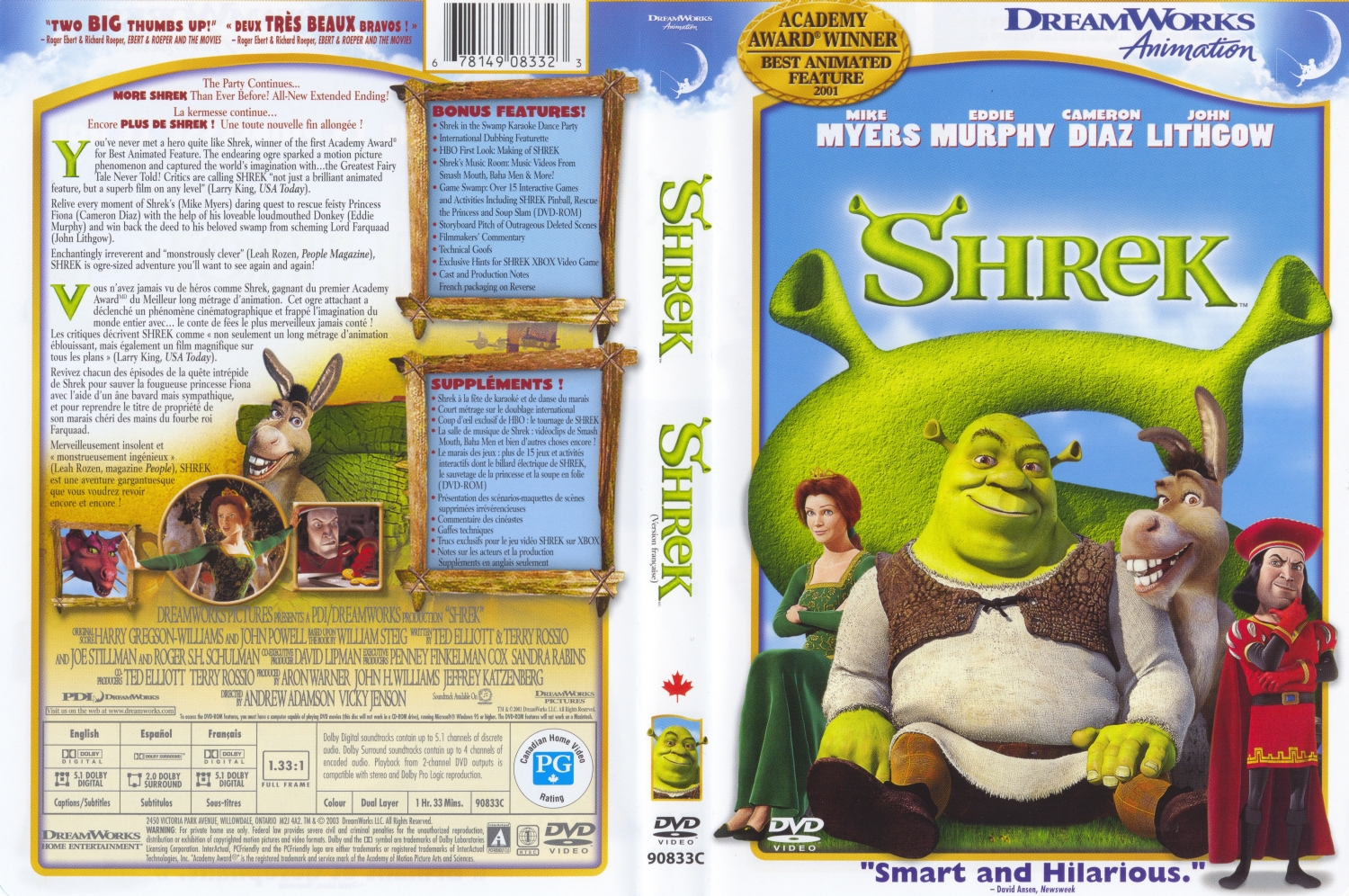 Shrek (1) 2001 ?????