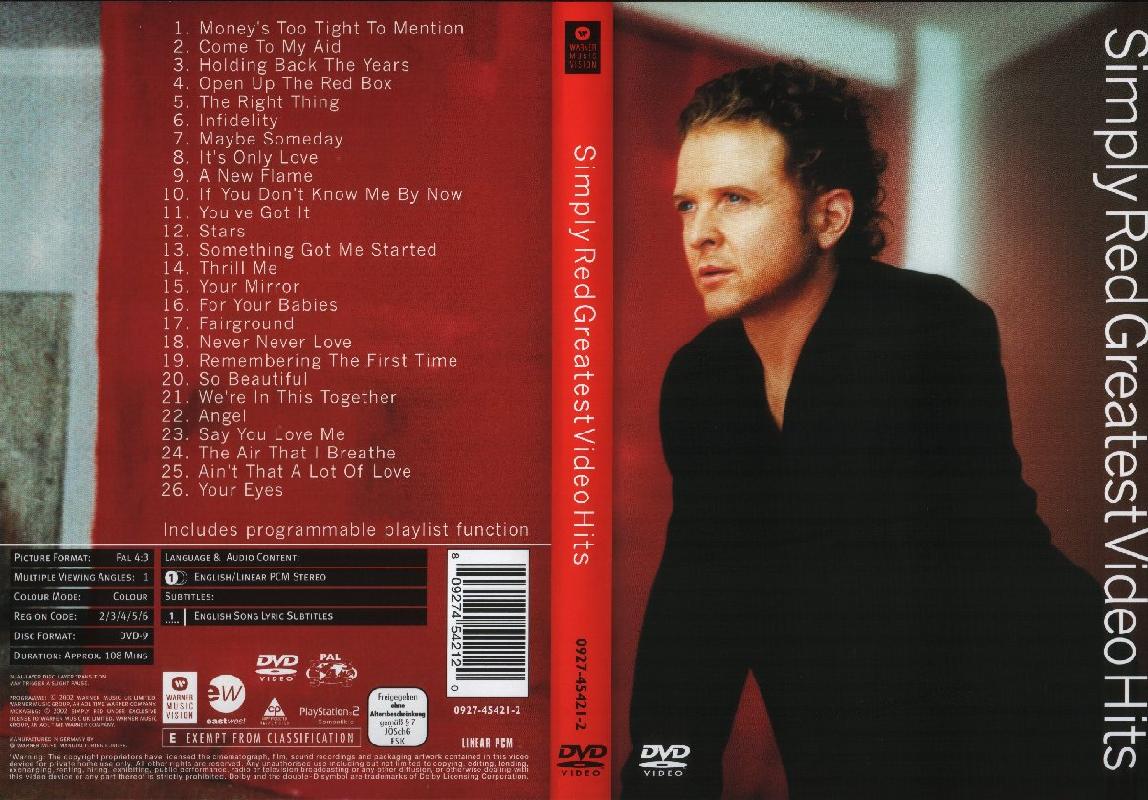 Simply red greatest video hits