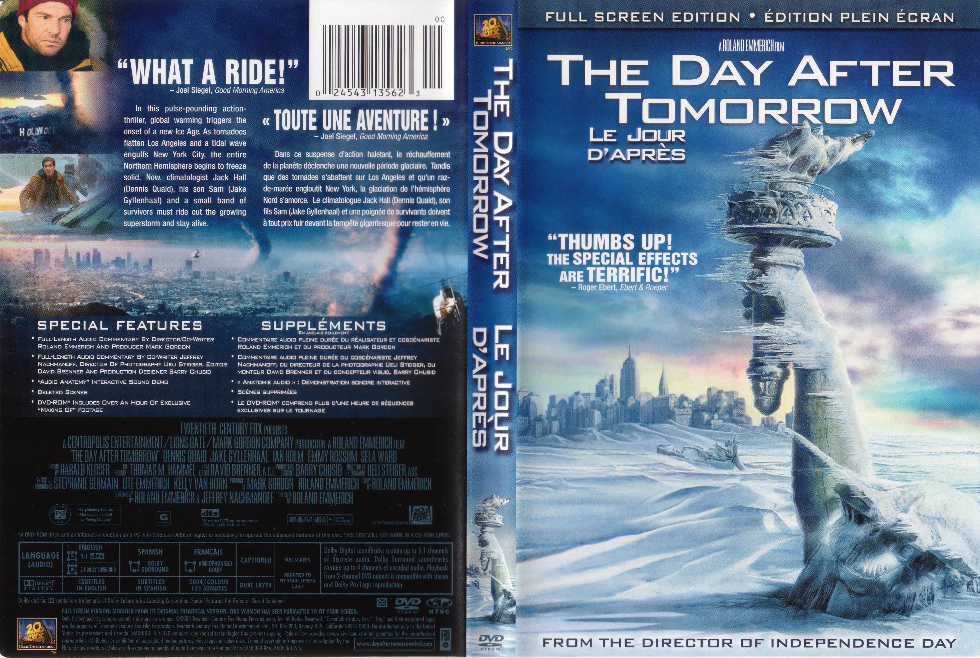 Day After Tomorrow DVD-Cover