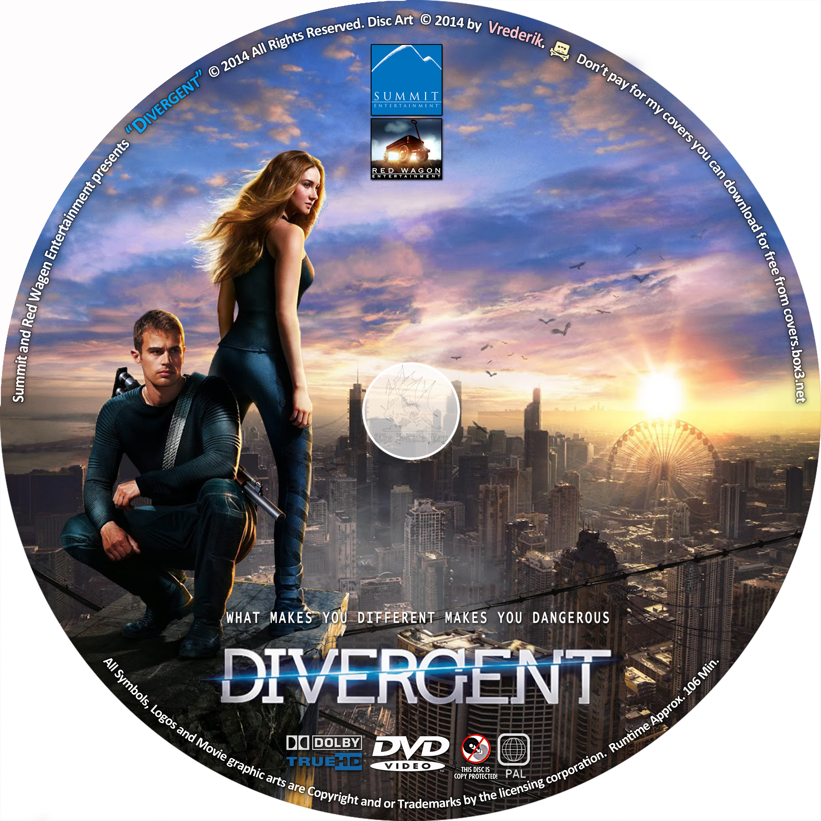Divergent Cover DVD