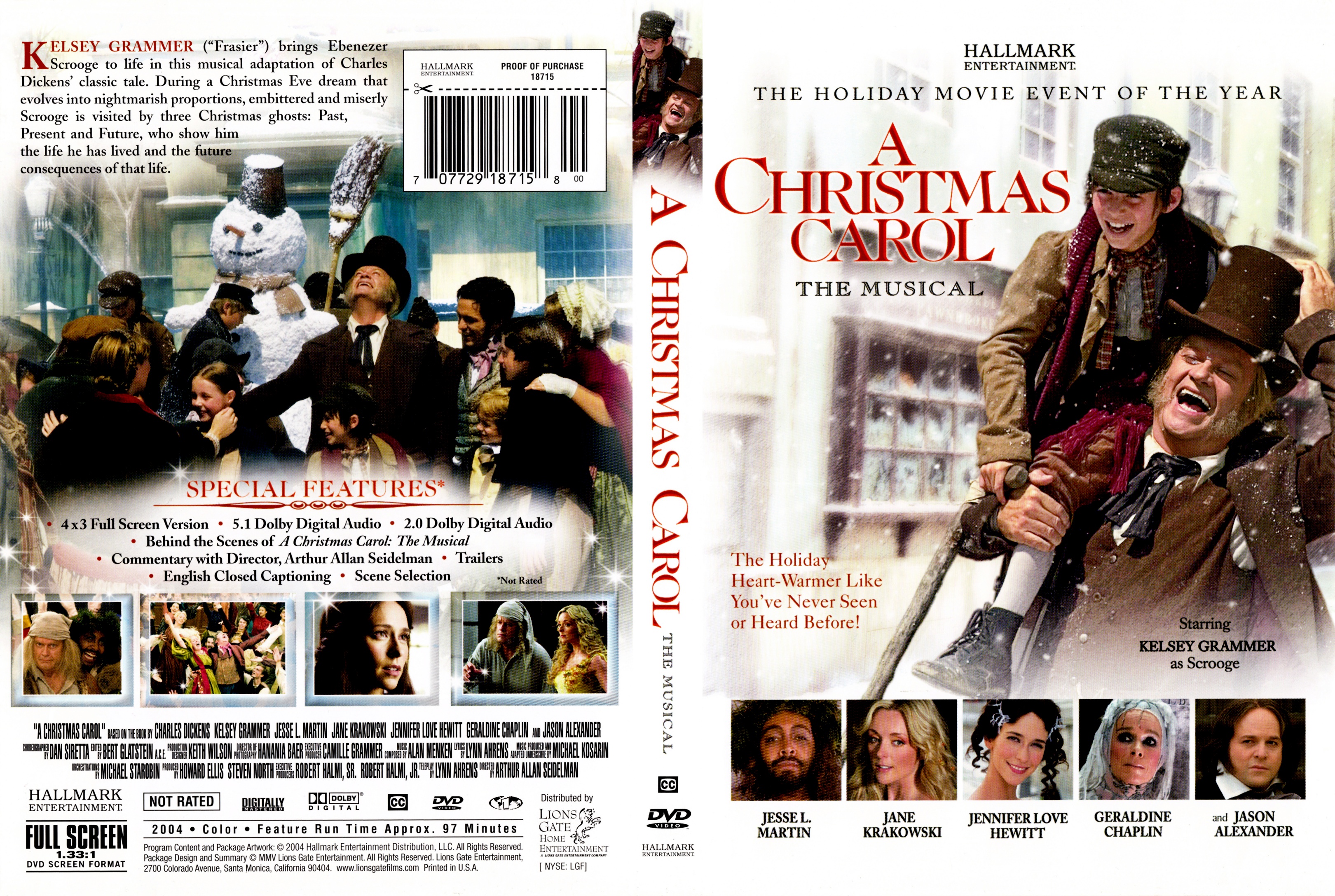 COVERS.BOX.SK ::: A Christmas Carol: The Musical (2004) - high quality DVD / Blueray / Movie